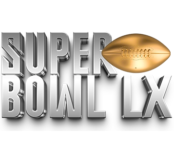 Super Bowl LX Football Icon